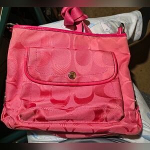 Coach Pink Crossbody Bag